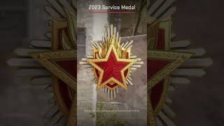 2023 Red Service Medal in Counter Strike 2 CS2 cs2 [upl. by Ailec]