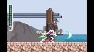 Megaman Zero 3 Omega Patch Air DashHell Combo [upl. by Surazal865]