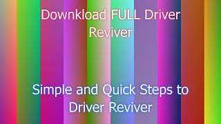 How To Download amp Install Driver Reviver On PC [upl. by Boser867]