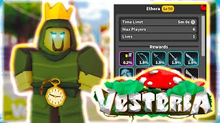 UPDATE NEW DUNGEON MENU quotETHERA DUNGEONquot  Roblox Vesteria [upl. by Velick774]