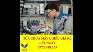 Thay bóng đèn máy chiếu nec vt695 Trung tâm máy chiếu vici [upl. by Nauqes147]