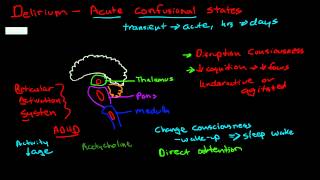 Pathophysiology of delirium [upl. by Kerad]