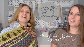 Wool and Wishes Ep17 Knitting Spinning Crochet amp Embroidery [upl. by Elleinahc]