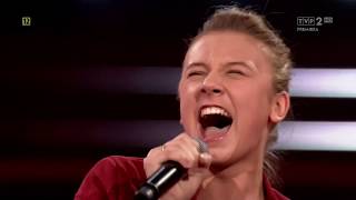 Wiktoria Tracz – „RockampRollin Love” – Sing Off – The Voice Kids Poland [upl. by Rolyat]