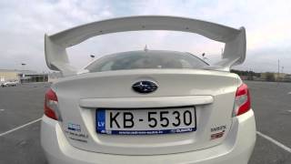 Subaru WRX STI 2015 RIGA Just ENJOY this car 2016 HD [upl. by Amery632]