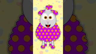 A POLKADOT SHEEP remix lullaby BabyBigMouth shorts baabaablacksheep nurseryrhymes [upl. by Joh]