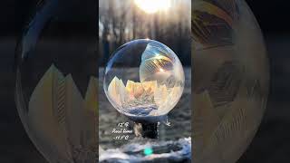 🌈 Bubbles Freezing in Slow Motion How To Freeze Soap Bubbles Watch soap bubbles freeze [upl. by Gebler361]