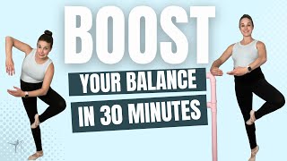 Quick routine to improve your balance  Ballet balance exercises [upl. by Rollie541]