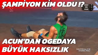 Survivor 2024 Şampiyon Belli Oldu  Acundan Ogedaya Sert Karar [upl. by Zerat]