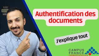 Authentification des documents Campus France [upl. by Rases]