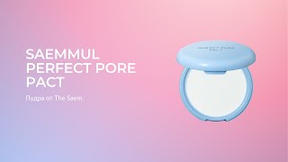 Пудра компактная Saemmul Perfect Pore Pact 12гр [upl. by Ycul644]