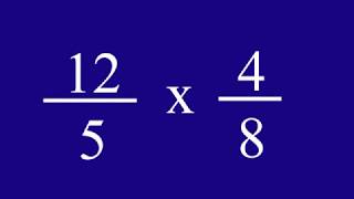 Multiplificación de fracciones simplificando el resultado [upl. by Kannav181]