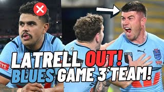 Latrell Mitchell OUT Can The NSW Blues ACTUALLY Win Game 3 [upl. by Farwell504]