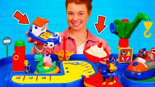 Alles in Ordnung mit der Paw Patrol Boot für die Welpen Spielzeug Video auf Deutsch [upl. by Judith735]