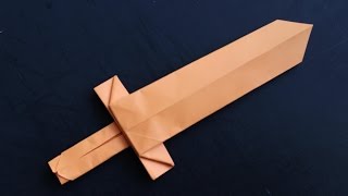 ORİGAMİ  7 Kılıç Nasıl Yapılır  How to Make a Cool Origami Paper Sword [upl. by Alastair173]