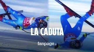 La caduta di Sofia Goggia e il brutto infortunio prima delle Olimpiadi serve un “miracolo” [upl. by Einnoj]