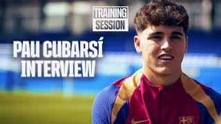 PAU CUBARSÍ living an authentic dream  FC Barcelona Training 🔵🔴 [upl. by Nnaitak]