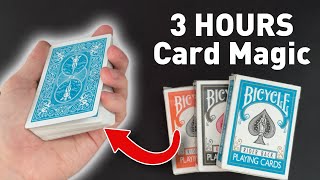 ASMR 3 HOURS of CARD MAGIC Tutorials [upl. by Grew]