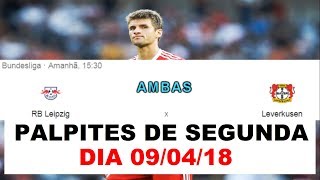 Palpites de futebol do dia 09042018  Bilhetes Esporte Net Net jogoBet365 SportingBet [upl. by Bowerman127]