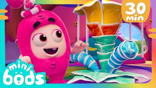 Art Class Chaos 🎨  30 Minutes of Minibods  Funny Stories  Preschool Cartoons for Toddlers [upl. by Neehs]