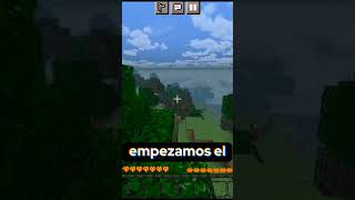 SOBREVIVIENDO 100 DÍAS EN MINECRAFT parte1minecraft viralvideo humor susribete sorts short [upl. by Acenom]