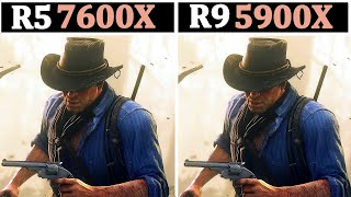 New Ryzen 5 7600X vs Ryzen 9 5900X  Tested 17 Games [upl. by Cairns]