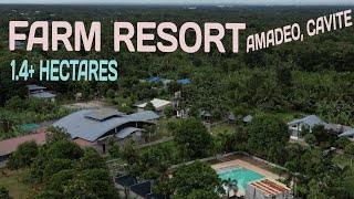 I went inside a Millionaires Estate in Amadeo Cavite ● Farm House Tour 984 with a Big Swimming pool [upl. by Yrailih]