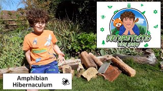 Naturetastic  Building an Amphibian Hibernaculum  Wildlife Trust BCN Frogs Toads and Newts [upl. by Ollehcram]