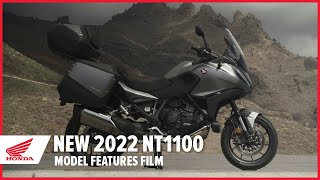 2022 NT1100 Model Features Touring Motorcycle  Honda [upl. by Gerdeen]