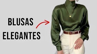 7 BLUSAS PARA LUCIR COSTOSA Y ELEGANTE SIN GASTAR MUCHO DINERO [upl. by Colbye909]