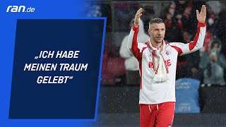 Gänsehaut Podolskis emotionale letzte Worte an die Fans [upl. by Abijah712]