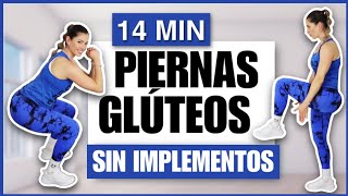 PIERNAS TONIFICADAS Y GLÚTEOS GRANDES  RUTINA DE EJERCICIOS EN CASA SIN PESAS  NatyGlossGym [upl. by Penelopa]