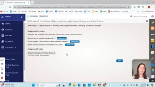 SAM Project 1b Excel Module 03 Working with Large Worksheets Charting and WhatIf Analysis [upl. by Alym396]