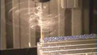 Homebuildt CNC mill demo [upl. by Fi]