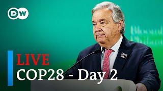 COP28 live World Climate Action Summit in Dubai  DW News [upl. by Weinman922]