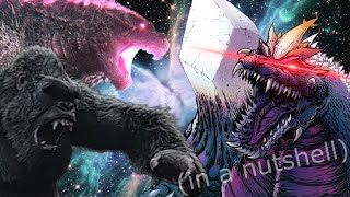 SpaceGodzilla Vs The Monsterverse in a nutshell [upl. by Ellek]