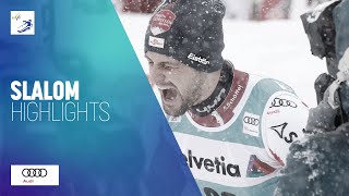 Johannes Strolz AUT  Winner  Mens Slalom Highights  Adelboden  FIS Alpine [upl. by Evadnee643]