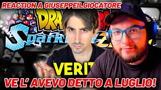 Rispondo a GiosephTheGamer e la VERITA sulla FINE di Dragon Ball SPARKING ZERO [upl. by Robbi]