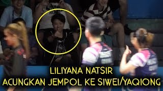 Liliyana Natsir Acungkan Jempol Ke Zheng SiweiHuang Yaqiong Usai Juara Indonesia Open 2019 [upl. by Baras]