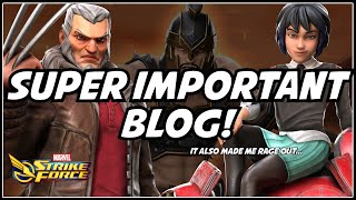 Old Man Logan Returns Soon  Huge Ares Info Dump  I Raged Out On Peni  Marvel Strike Force [upl. by Laiceps379]