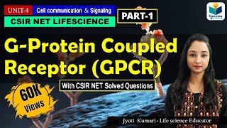 GPROTEIN COUPLED RECEPTOR PART1  GPCR  CSIR NET CELL SIGNALING [upl. by Stan]