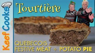 Tourtiere French Canadian Meat and Potato Pie [upl. by Grim746]