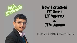 PhDFPM Admission Interview Experience  IIT Delhi IIT Madras amp IIM Jammu  ft Manikant Roy [upl. by Trautman]