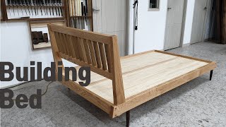 Building Bed  Nakashima inspired [upl. by Smiga]