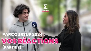 PARCOURSUP 2024  VOS RÉACTIONS Partie 2 [upl. by Hersch]