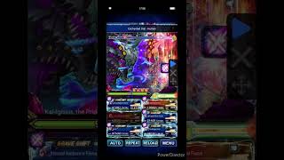 FFBE  Clash of Wills 35 Evil Deity of Unknown Origin KorTyrannis Rank 1 4 Turns Each Wave [upl. by Swen855]