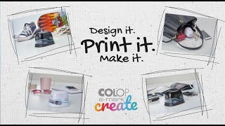 Get creative with the COLOP emark create handheld printer [upl. by Magna]