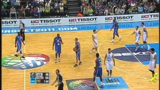 euro 2011 basketBest of commentaires Jacques Monclar  David Cozette FranceIsrael [upl. by Nwhas]