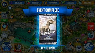 GHOST COLLECTION PACK GHOST BATTLE  JURASSIC WORLD THE GAME [upl. by Thilde]