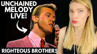 Vocal CoachMusician Reacts Righteous Brothers  Unchained Melody Live  Best Quality 1965 [upl. by Gnanmas]